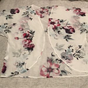 White and purple kimono